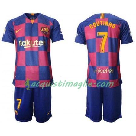 Divisa di Calcio Barcellona Coutinho 7 Bambino Prima 2019/2020